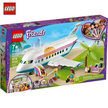 

LEGO Blocks Girl friend heart lake city airplane 41429 574pcs/pzs-7years old Children Toys Festival Gift