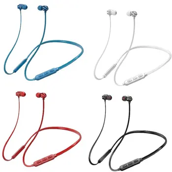 

Headphones Hanging Neck Earphones 5.0 In-Ear Wired Sports Headset Hanging Neck 16 Hours Standby Flat Wire