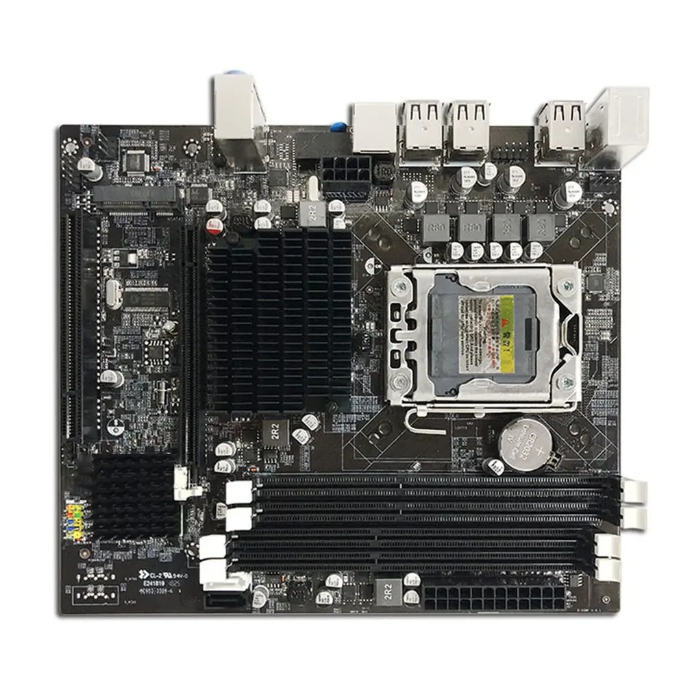 Материнская плата X58 Deluxe Version материнская 1366Pin ECC четырехъядерный шестиядерный