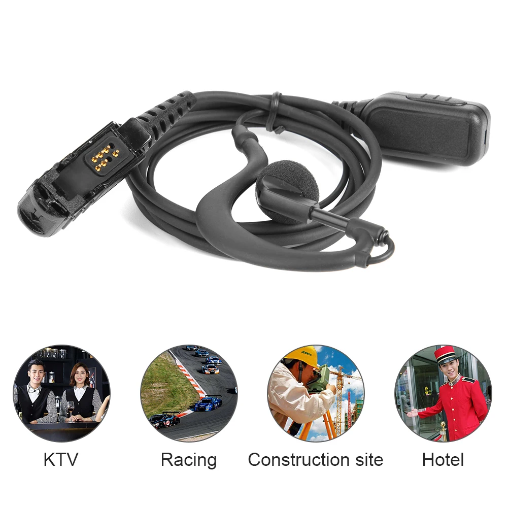 Проводная Walkie Talkie гарнитура наушники KTV отель домофон ушной крючок наушник для