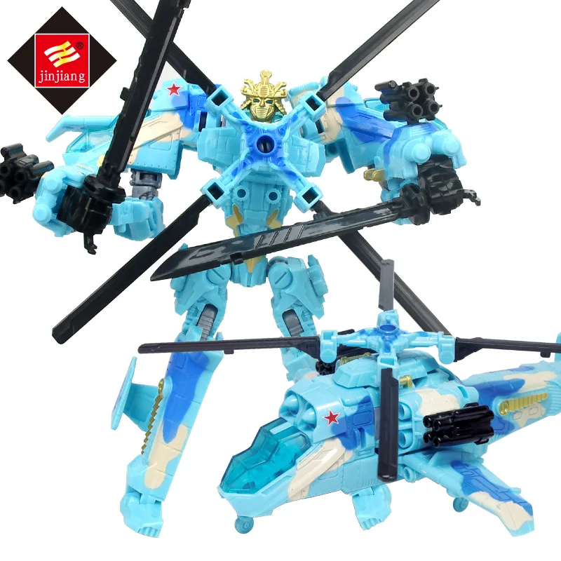 Blue Airplane 19 см Оптимус Прайм Bunmlebee трансформируемый робот Playmobil Фигурки игрушки Робот модельные Фигурки игрушки подарок для детей - Цвет: Blue Airplane