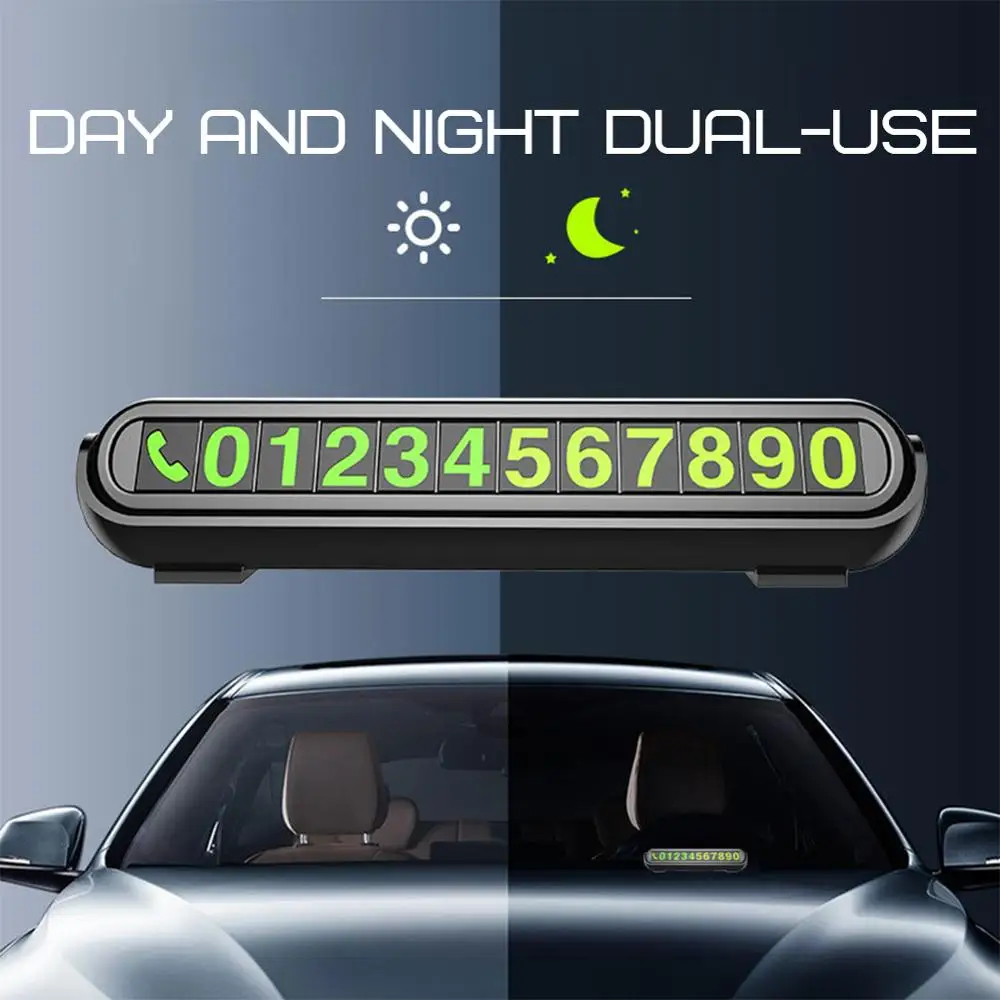 Многофункциональный автомобильный номерной знак наклейка со скрытым телефоном