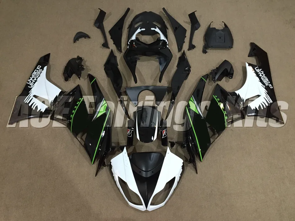 Литьевая Форма ABS обтекатель комплект подходит для Kawasaki Ninja ZX6R 2009 2010 2011 2012 Обтекатели ZX-6R 09 10 11 12 крутой стиль
