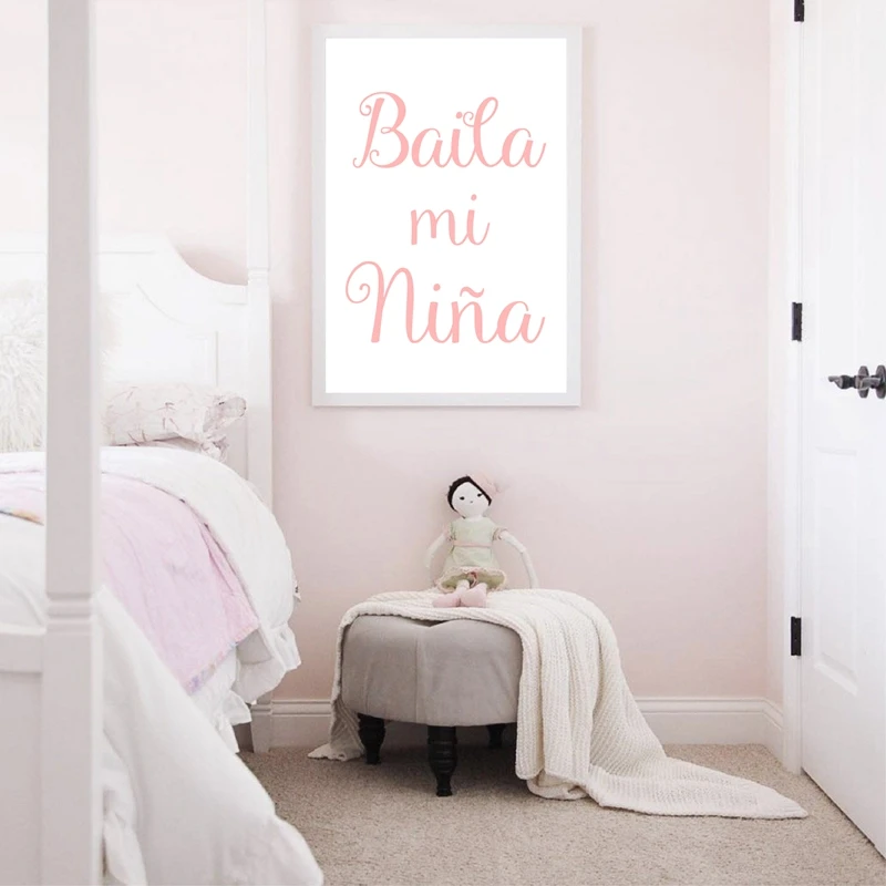 Ballet Spanish Prints Baby Girls Room Decor