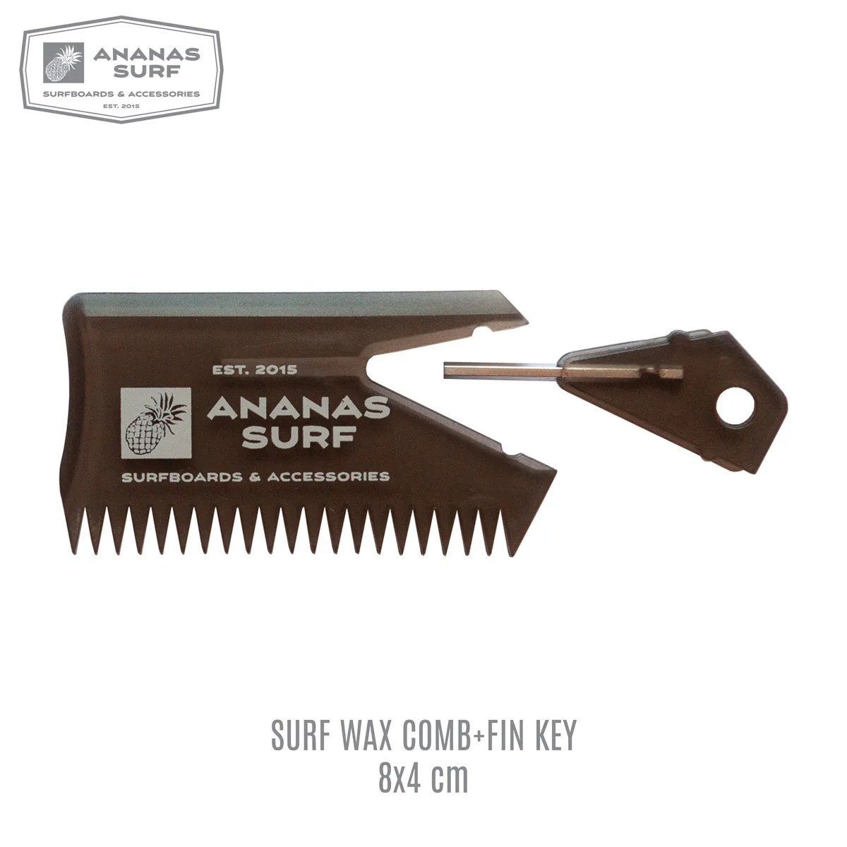 Ananas Surf Wax Comb Surfboard Sup Wax Remove Comb With Fin Key For