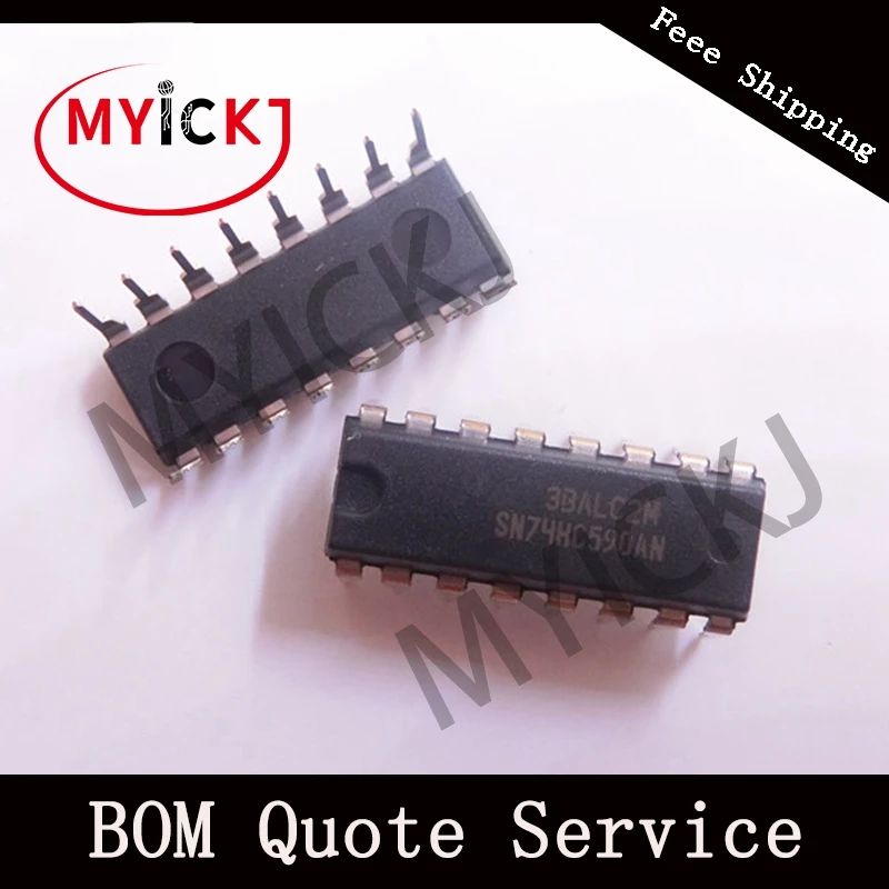 

10PCS SN74HC590AN DIP 8-BIT BINARY COUNTERS WITH 3-STATE OUTPUT REGISTERS IC CHIP DIP16