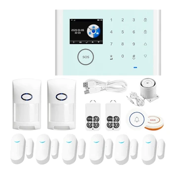 

Smart Alarm WIFI Graffiti Tuya Anti-Theft Alarm Alexa Google Voice Control GSM Alarm