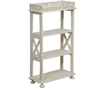 

MAXIOCCASIONI Etagere libreria Bianca 4 Ripiani