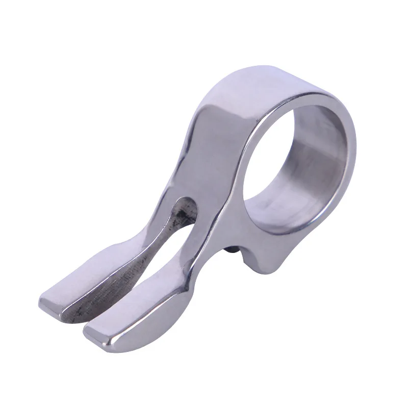 

Stainless Steel Shooting Finger Fishing Ring Protection Finger Launcher Fish dart accessories New Shooting Fishing Arrow Tool