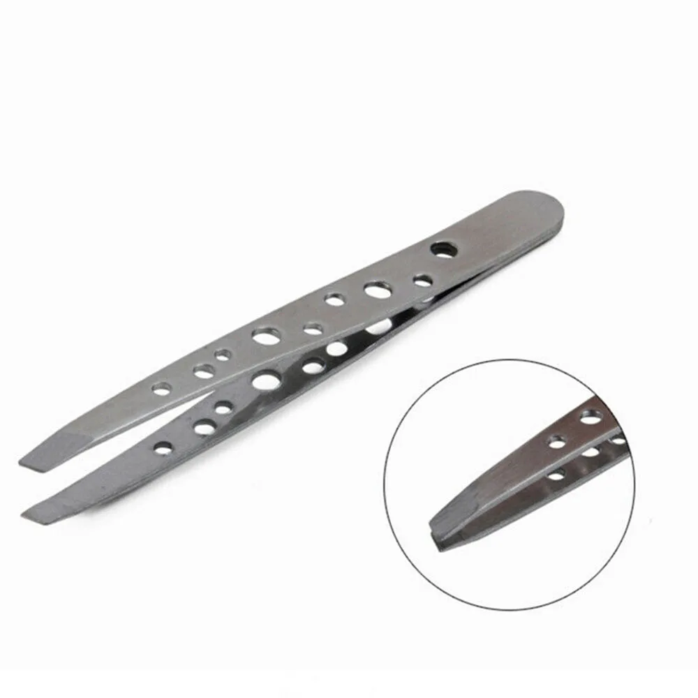 Stainless Steel Tweezers Eyebrow Clip Professional DIY Hand For Eyelash Extension Tweezer | Красота и здоровье