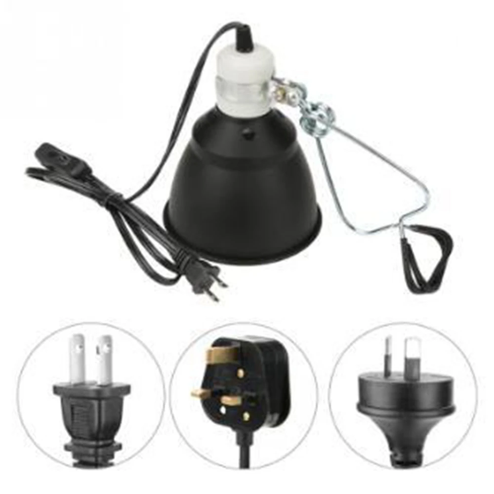 300W Reptile Ceramic UVA/UVB Heat Light Lamp Dome Holder Turtle Brooder Basking