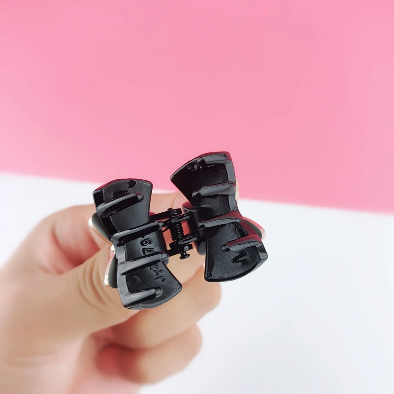 2pc mini bow Korean Hair Claw Clips Hair Barrette Hairpin Crab for girls Women Hair Accessories washface Headwear Ornament 2pc mini bow Korean Hair Claw Clips Hair Barrette Hairpin Crab for girls Women Hair Accessories washface Headwear Ornament