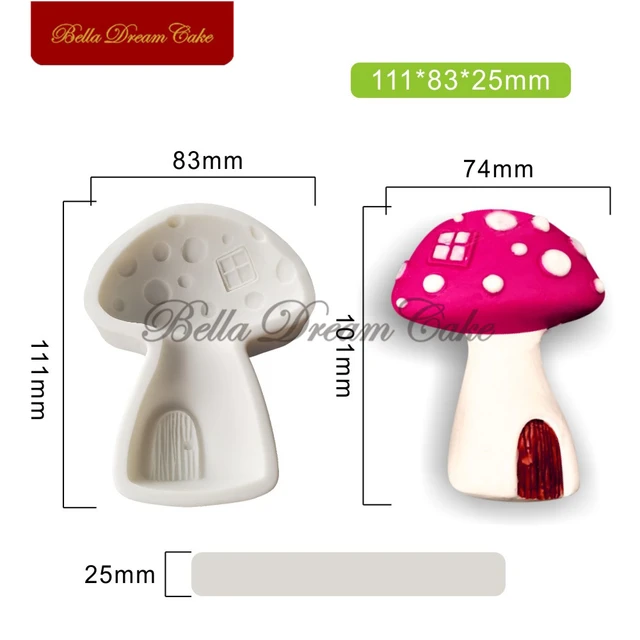 Aomily Mushroom Silicone Mold Cake Molds Fondant Molds Sugar Craft  Chocolate Moulds Tools Cake Decorating Baking Accessories - Cake Tools -  AliExpress