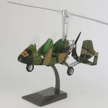 

1:16 Scale Aircraft Falcon Rotorcraft Model Toys Autogyro Metal Diecast Airplane Plane Model Collectible Display