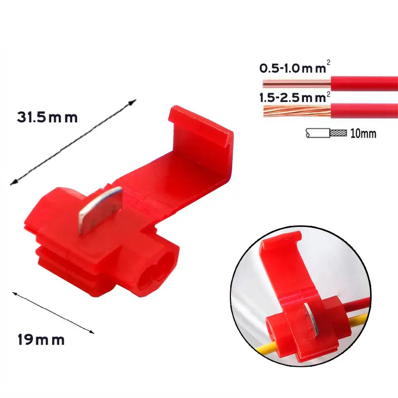 Scotch Lock Wire Connector 10/20/30PCS Without Breaking Cable Insulated Line AWG 22-10 Crimp Quick Splice Electrical Terminals - Image 9