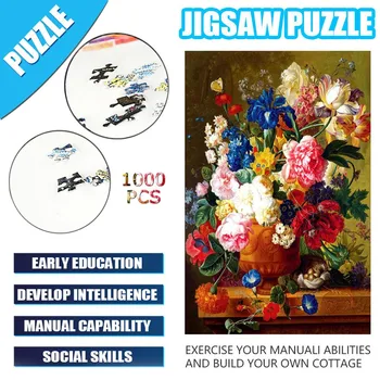 

1000 Pieces Jigsaws Picture Puzzles Paper Assembling Games Educational Toys Paper Educational Toys Diy Assembling Puzzle Games