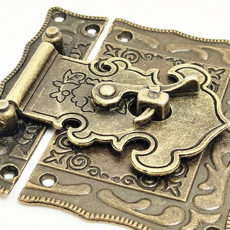 Furniture Hardware Toggle Latches Jewelry Box Hasps Decorative Latches 1pc Vintage Hasp Latch