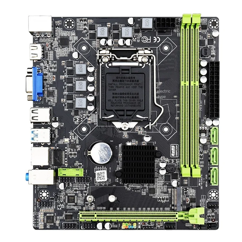 H310C материнская плата LGA1151-Pin DDR3 памяти настольного компьютера поддерживает Core