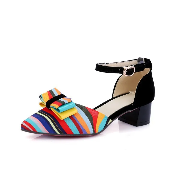 

18 New Style Pointed-Toe Hallow WOMEN'S Sandals Size Code 323340414243 Students Semi-high Heeled WOMEN'S Shoes