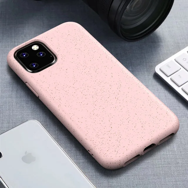 Luxury Matte Phone Case For iPhone 11 Pro XR X XS Max Soft Silicone Cover For iPhone 11Pro Max Multi-color For iPhone Case - Цвет: Розовый