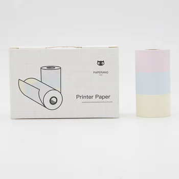 

NEW PAPERANG Color Printing Paper Print Show Blue Red Black 57*30 Thermal Photo Printing Paper 3 Volumes Send