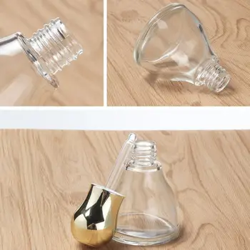 

Mini Portable 40ml Press Dropper Essential Oil Bottle Essence Glass Bottle