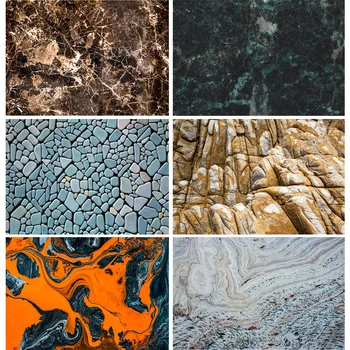 

SHENGYONGBAO Art fabric Photography Backdrops Props Colorful Marble Pattern Texture Photo Studio Background 20907DLX-04