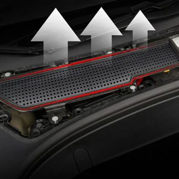 

Vent Cover-Protector For Tesla Model 3 17-19 ABS Black Car-Interior Air-Flow Diy