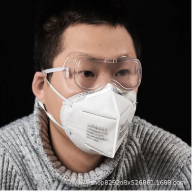 

Work Wear Safety Anti Spray Goggles Eye Protection Fully Sealed Laboratory Accessory splash proof Translucent Clear Goggle