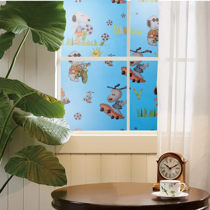 45*200cm Frosted Window Film Waterproof Self Adhesive Vinyl Bathroom Office Glass Privacy For Home Office Decorative Film