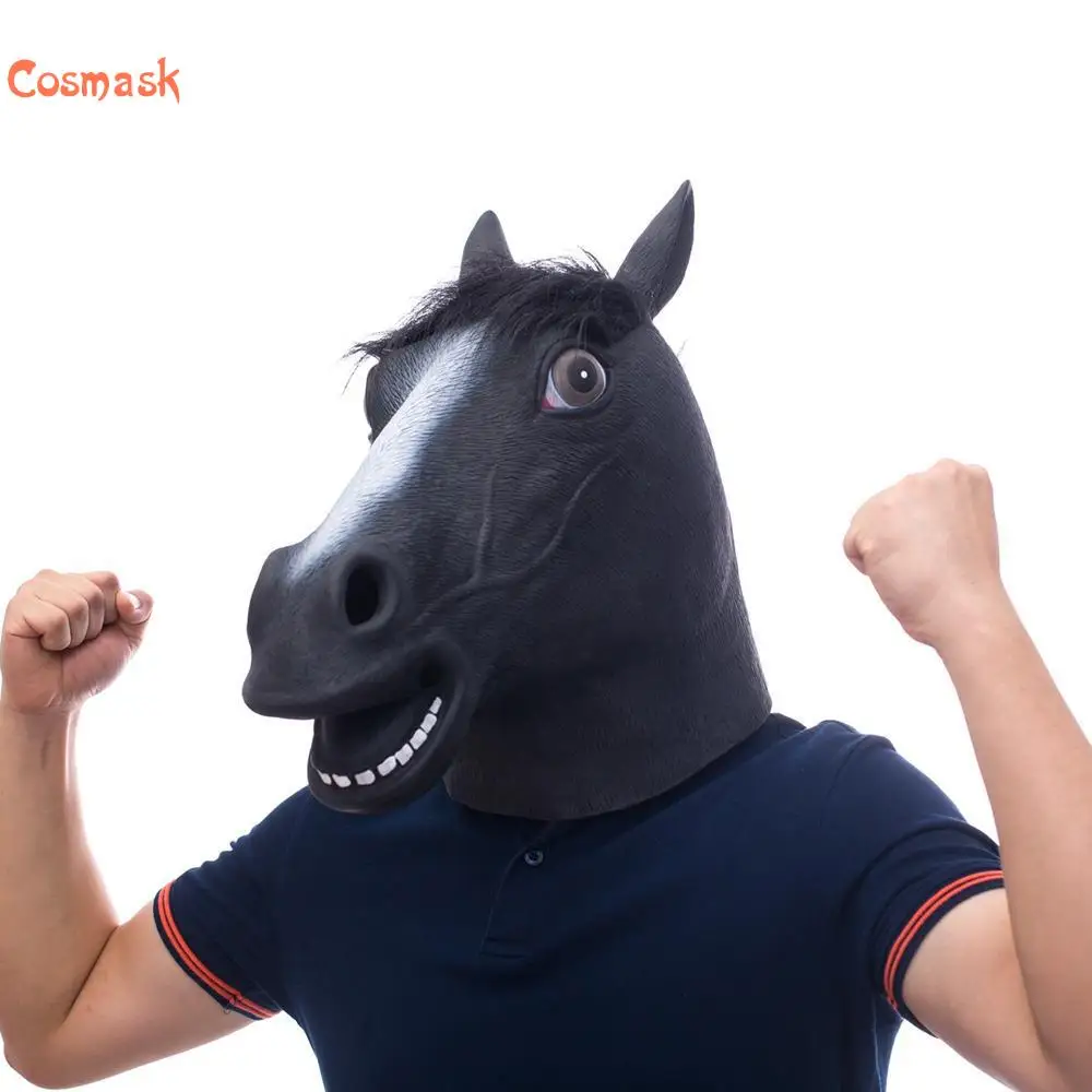 Taschentuch Suspension notwendig horse mask rubber binär Karte Heimatland