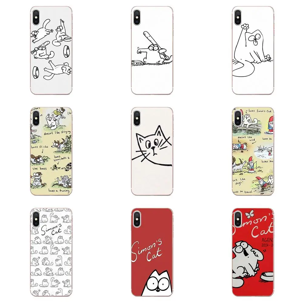 

Simons Cat For Samsung Galaxy Note 5 8 9 S3 S4 S5 S6 S7 S8 S9 S10 5G mini Edge Plus Lite Soft TPU Cover