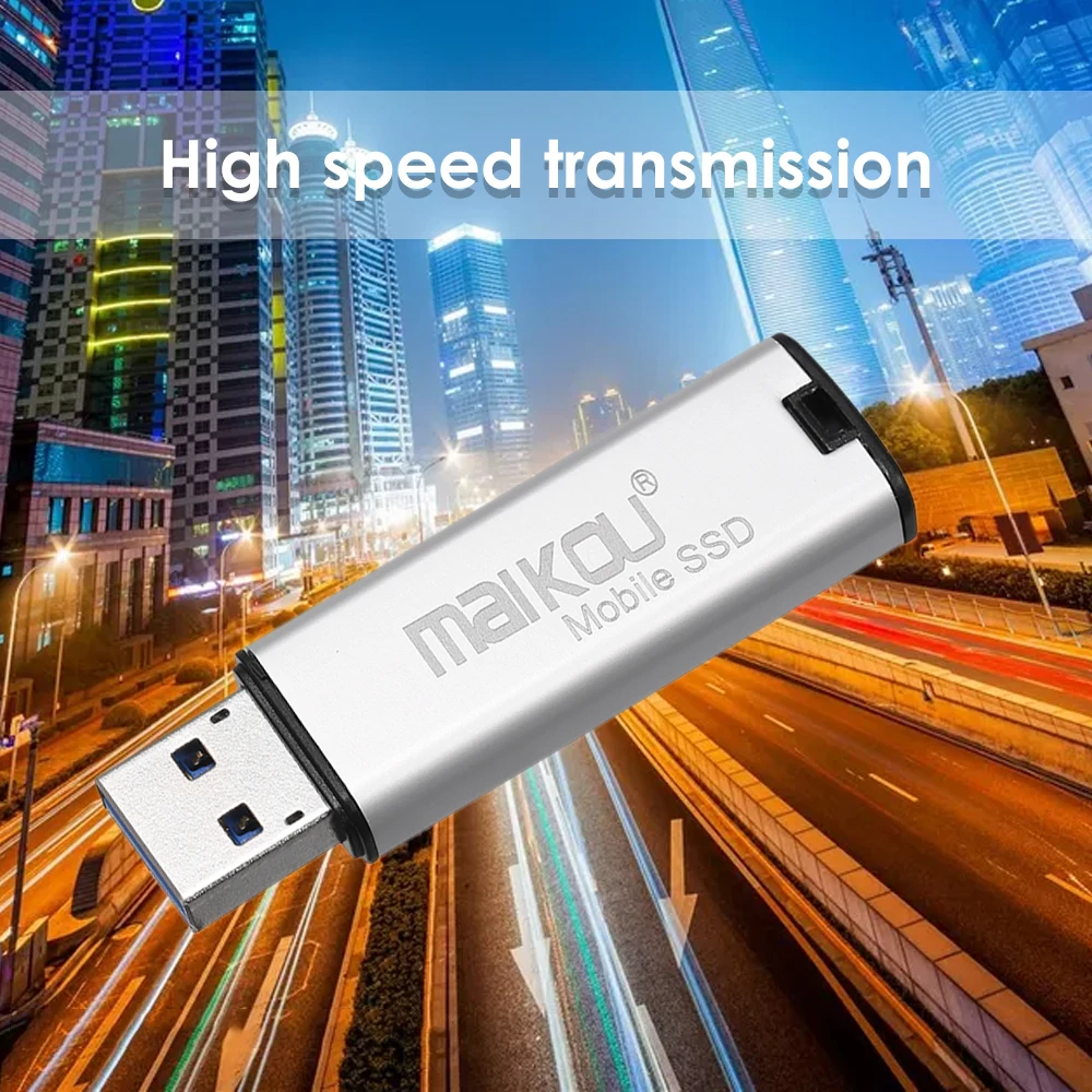 Мобильный Внешний SSD 64G 128G 256G USB жесткий диск вращающийся высокоскоростной USB флэш-диск USB3.0 Внешний SSD для ПК компьютера