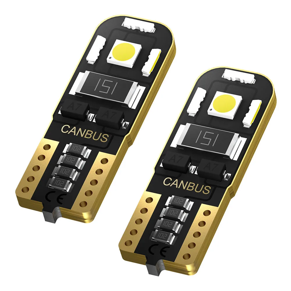 AUXITO 2x W5W T10 LED Canbus безошибочный автомобильный интерьерный парковочный светильник