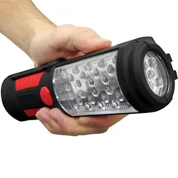 

LED Emergency Inspection Work Torch Light Magnetic Work Hand Flashlight USB Charging With Hook Magnet Portable Lantern