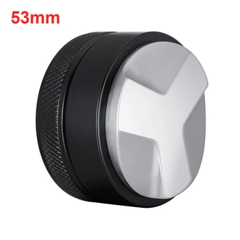 

Stainless Steel Kitchen Accessory Leveler Adjustable Mini Grinder Professional Tamper Press Coffee Distributor Dual Head Barista