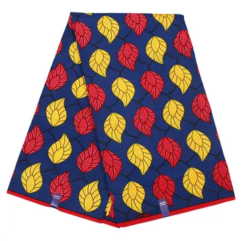 

african wax prints fabric veritable 100% polyester 6 yards/pcs guarantee dutch real wax for patchwork sewing