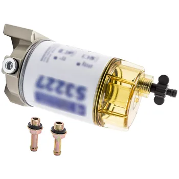 

1/4''-18 NPTF Port Fuel Filter Water Separator Fit for Mercury Marine Outboard S3227