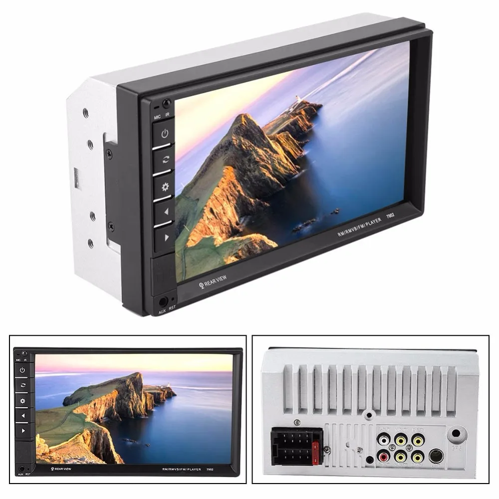 Двойной Din Автомобильный мультимедийный MP5 плеер аудио стерео FM радио Сенсорный Экран Автомобильные аксессуары 7 дюймов пульт дистанционного управления MP5 плеер