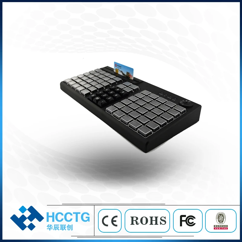 

High quality membrane keys 76Keys programmable POS keyboard KB76M with Dual Interface USB PS/2