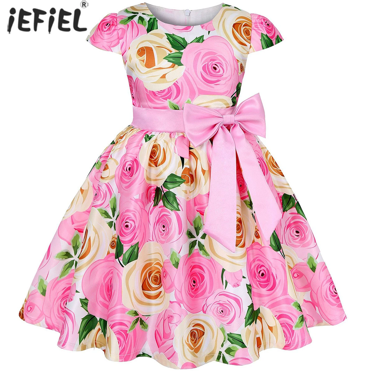 rose dress for girls