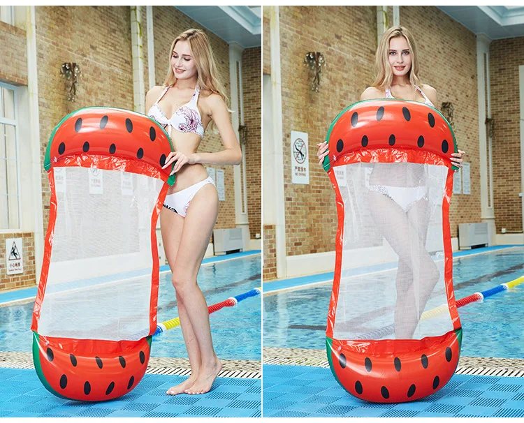 Надувная водная плавающая кровать instgram модное палубное кресло фрукты ветер буй
