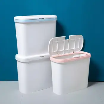 

Flip Cover Classification Trash Cans Bathroom Toilet Paper Basket Household Living Room Bedroom Waste Bins With Lid
