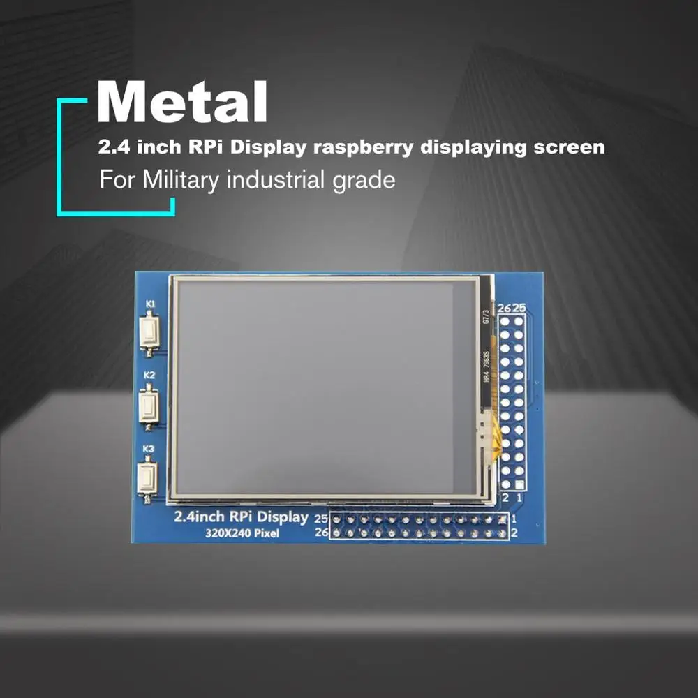 2,4 дюймовый RPi дисплей 2.4in TFT SPI Серийный ЖК-дисплей Разрешение 320*240 2,4 дюймов ЖК-дисплей модуль с сенсорным светодиодный подсветкой