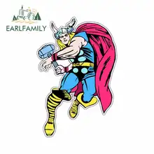 EARLFAMILY 13cm x 8.7cm for Thor Comics Kids Cartoon Anime Car Stickers Vinyl JDM Bumper Trunk Truck Graphics DIY Fine Decal