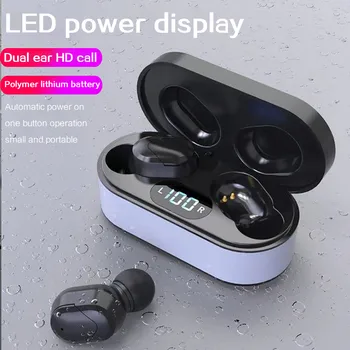 

Wireless True Bluetooth 5.0 Sport Stereo Headset Subwoofer In-Ear Headphones Fashion Sports Multi-function Big Battery
