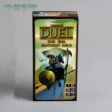 Jeu de cartes de stratégie parthénon Expansion 7 wonderduel pour 2 joueurs, Version anglaise, Double Duo vs famille