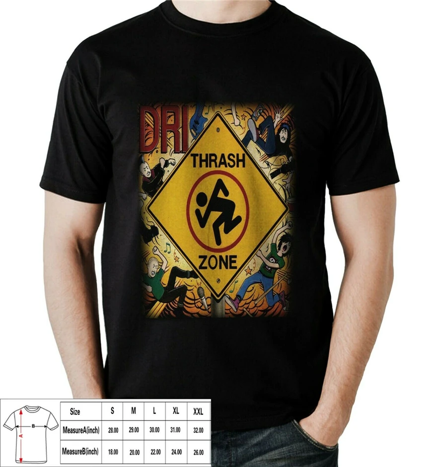 Dri дело с It Thrash металлическая полоса Новая футболка для мужчин S M L Xl 2Xl США размер