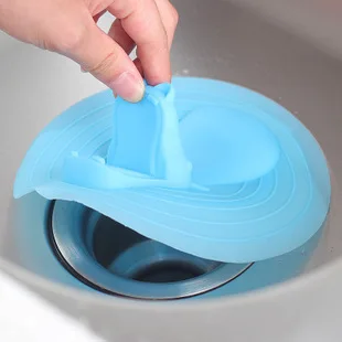 Sewer Deodorizing Lid Silicone Core Floor Drain Plug Toilet Bathroom Anti Cockroach Deodorizing Plug Floor Drain Cover Circle