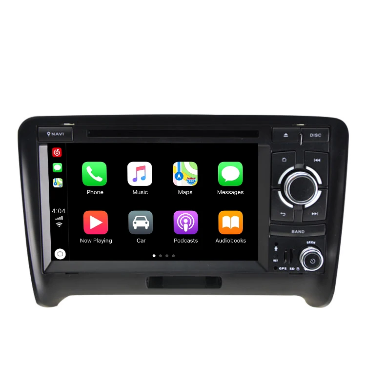 Top CarExc 7 inch Android 9.0 Radio Wireless CarPlay GPS Navigation DVD Player for Audi TT MK2 8J 2006 2007 2008 2009 2010 2011 2012 1